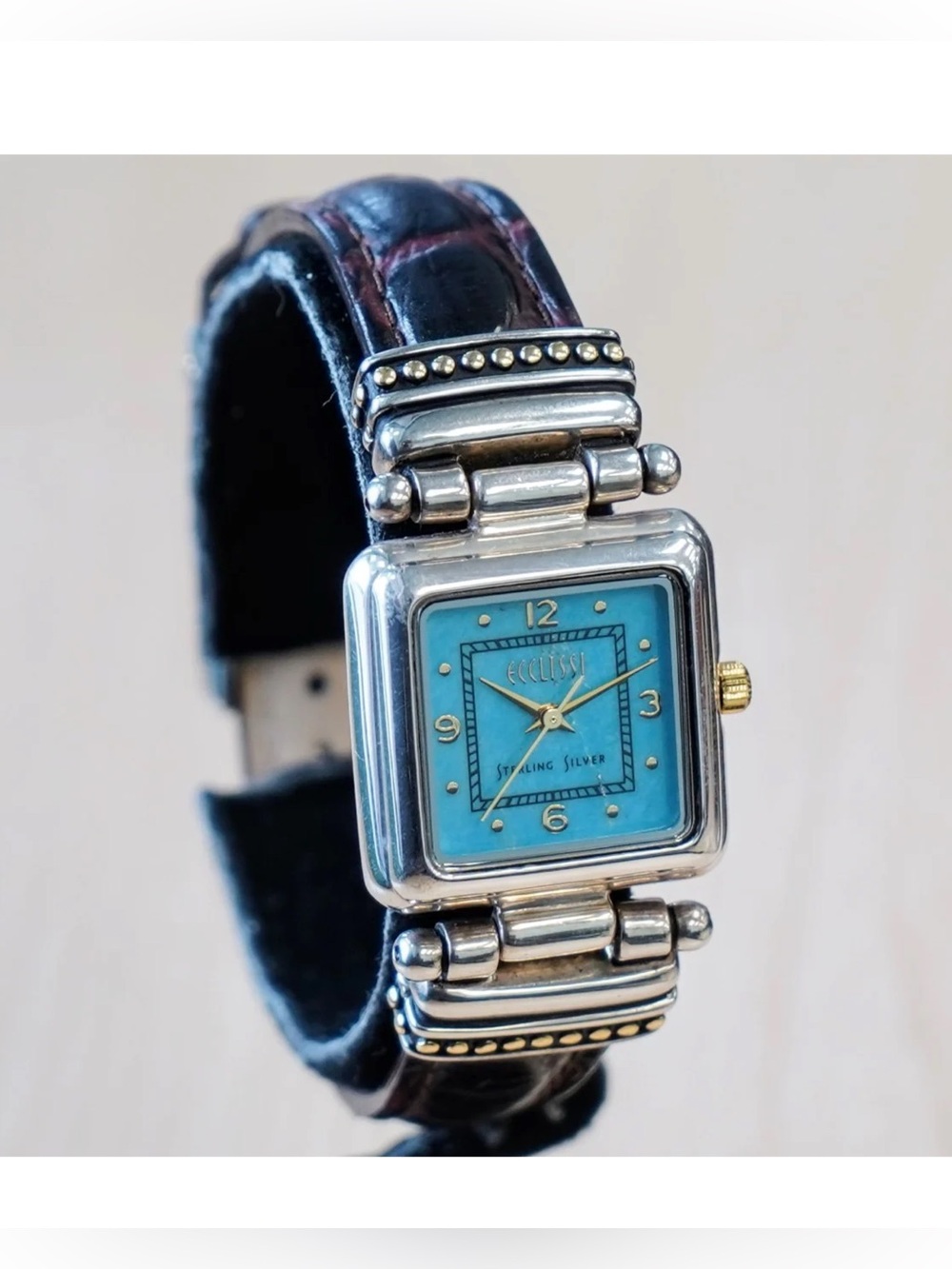 Ecclissi Sterling Turquoise Watch